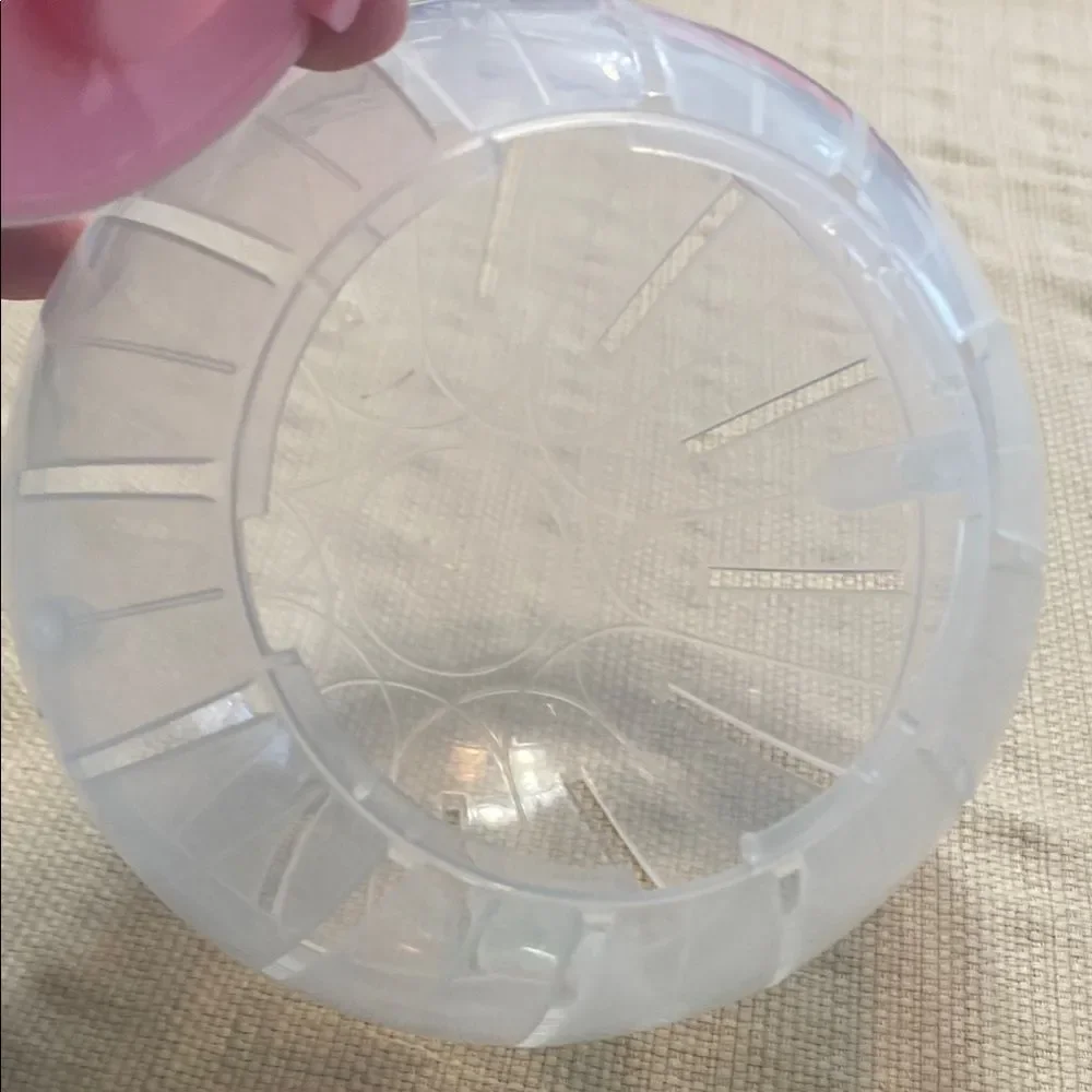 Small Pet Exercise Balls - Pink, Yellow, and Blue